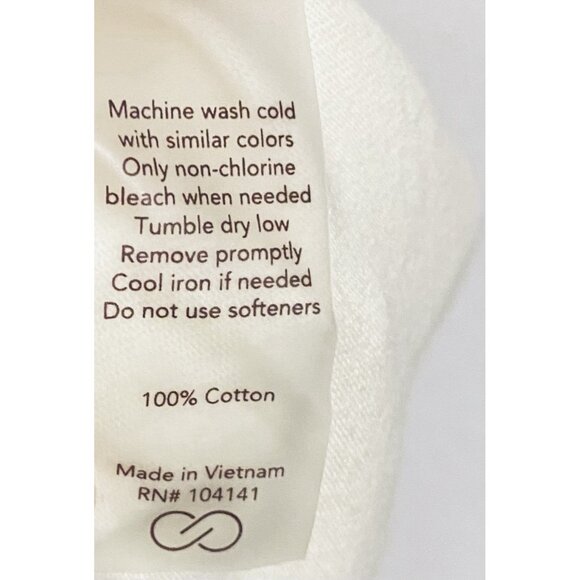 Calia Dress Womens XL Ivory Extended Shoulder Midi Pockets Comfy Loungewear - Picture 7 of 7